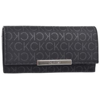 Portfel CK Linear Large Wallet_Mono Black Monogram K60K612444 0GM (CK555-a) Calvin Klein
