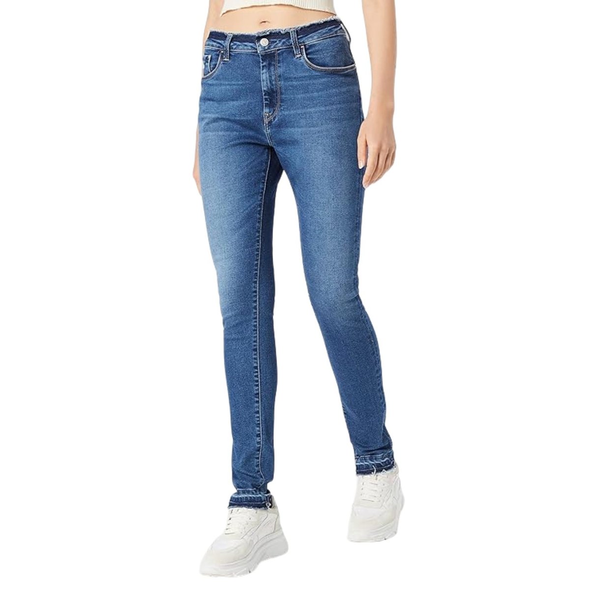Spodnie damskie Pepe Jeans Regent Reclaim jeansowe rurki-W24