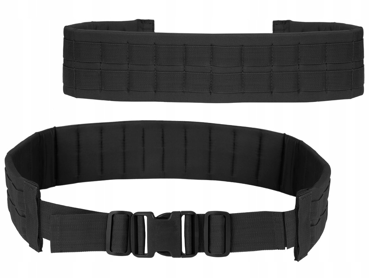 Mil-Tec, Modularny pasek taktyczny, MOLLE, Czarny, M