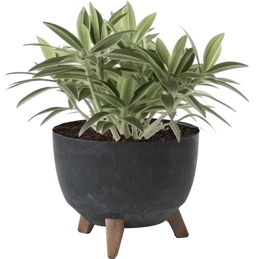 Misa doniczka ROMA 290 ECO recycled - czarny beton LA880-71 LAMELA