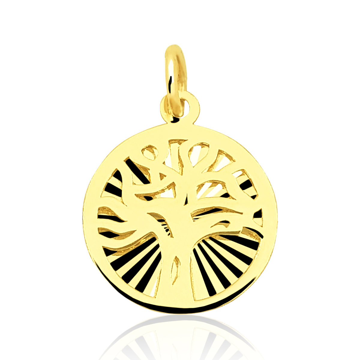 Złota zawieszka do łańcuszka drzewko pr. 585