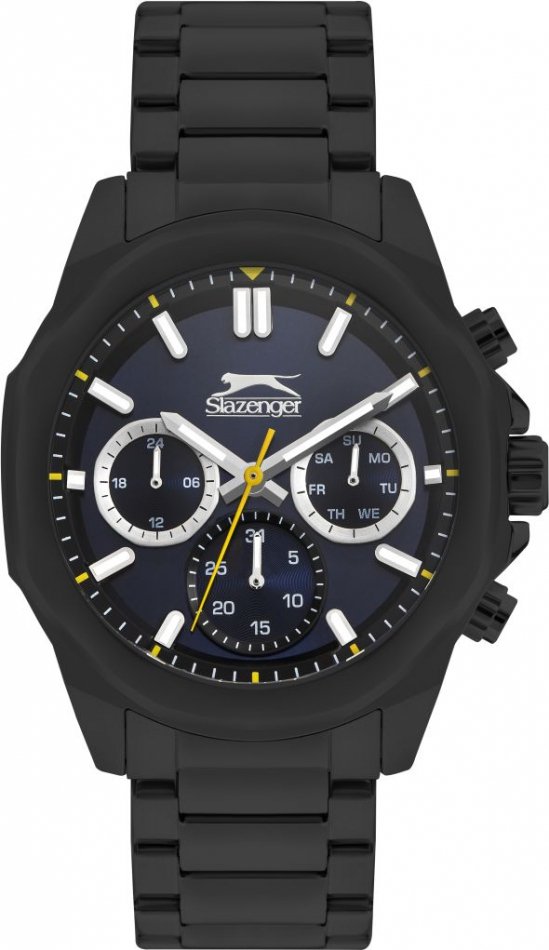 Zegarek męski SLAZENGER SL.09.2289.2.05 czarny fashion na prezent