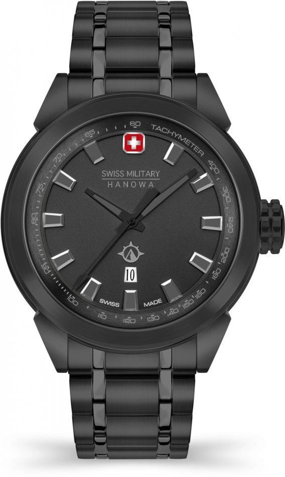 Zegarek męski SWISS MILITARY SMWGH2100171 czarny sportowy