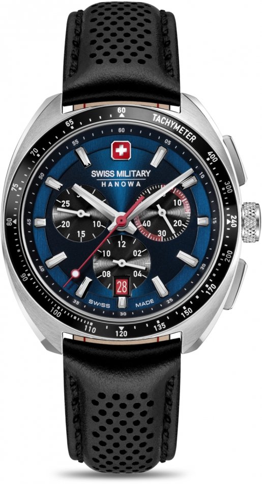 Zegarek męski SWISS MILITARY SMWGC0003301 niebieski sportowy