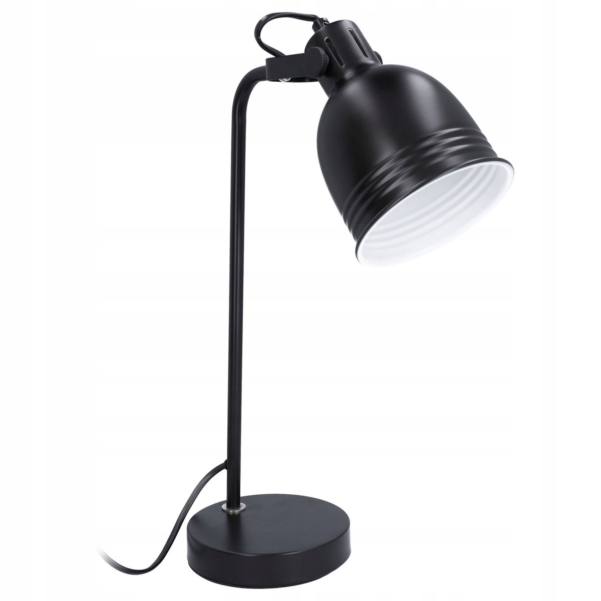LAMPA BIURKOWA lampka nocna stołowa stojąca czarna szkolna na biurko