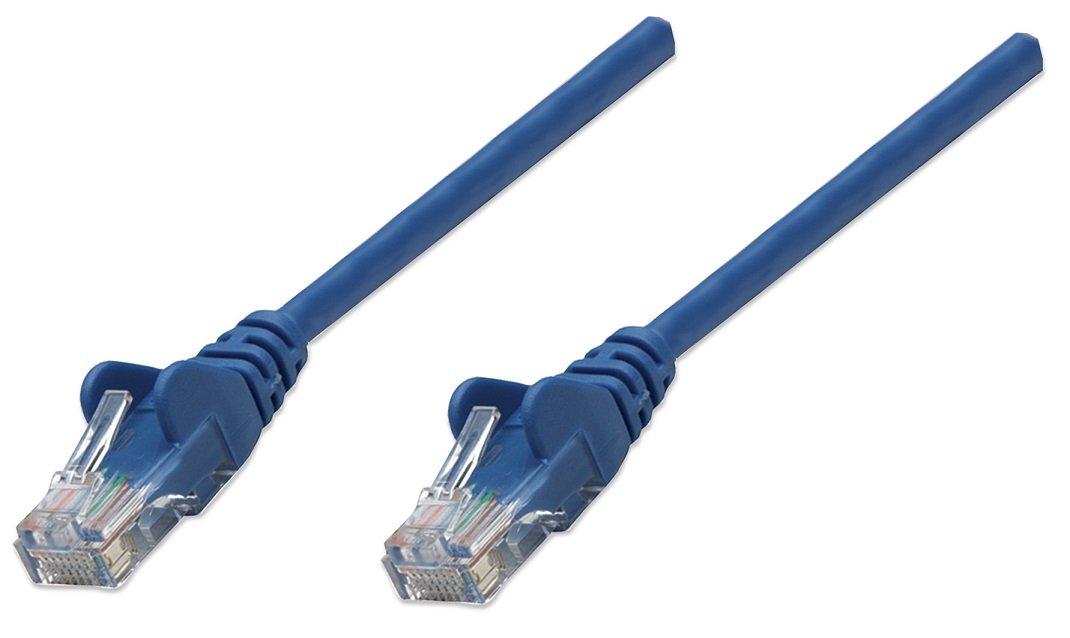 Intellinet Patchcord Cat.6 UTP 3,0m Niebieski 100% MIEDŹ