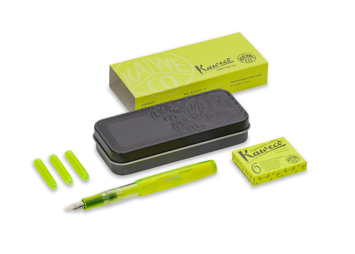 Zestaw Kaweco Highlighter Neon Yellow