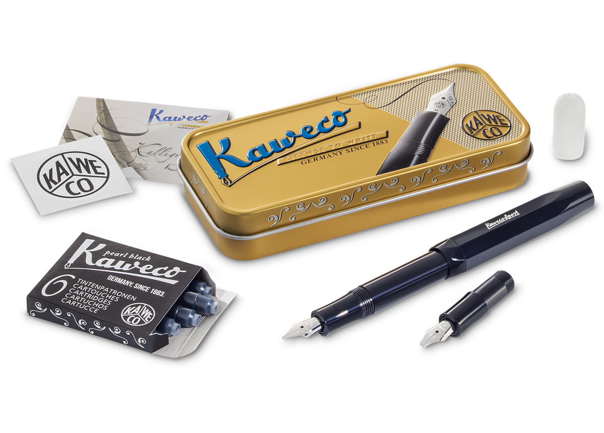 Zestaw do Kaligrafii Kaweco Czarny S
