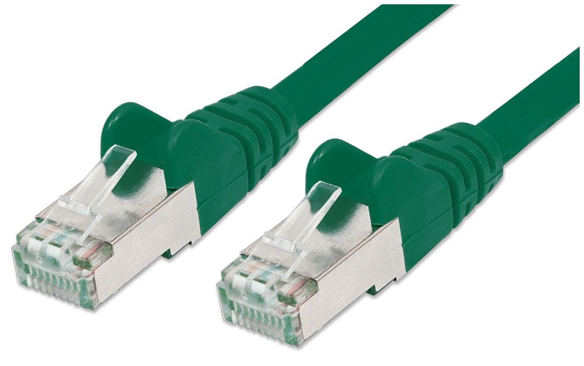 Intellinet PatchCord Cat.5e FTP RJ45 1m Zielony 100% Miedź