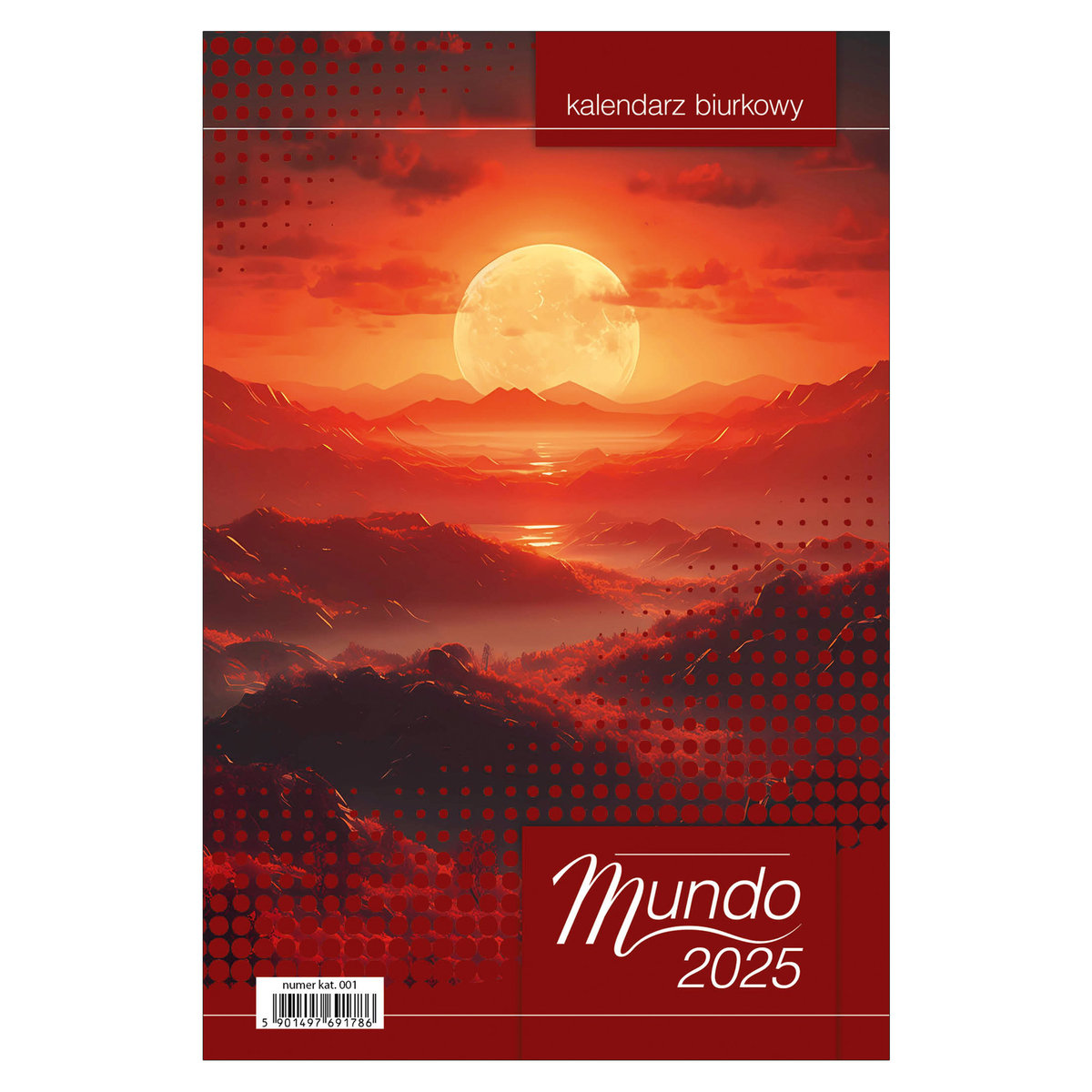 Kalendarz Biurkowy - 2025 - MUNDO