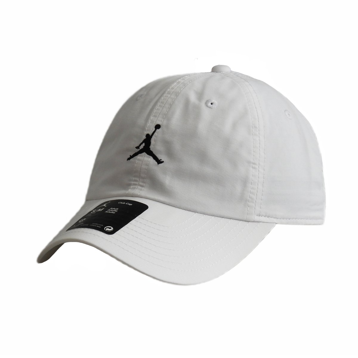 Czapka z daszkiem uniwersalna Air Jordan Jumpman Club Cap White S/M - FD5185-100-S/M