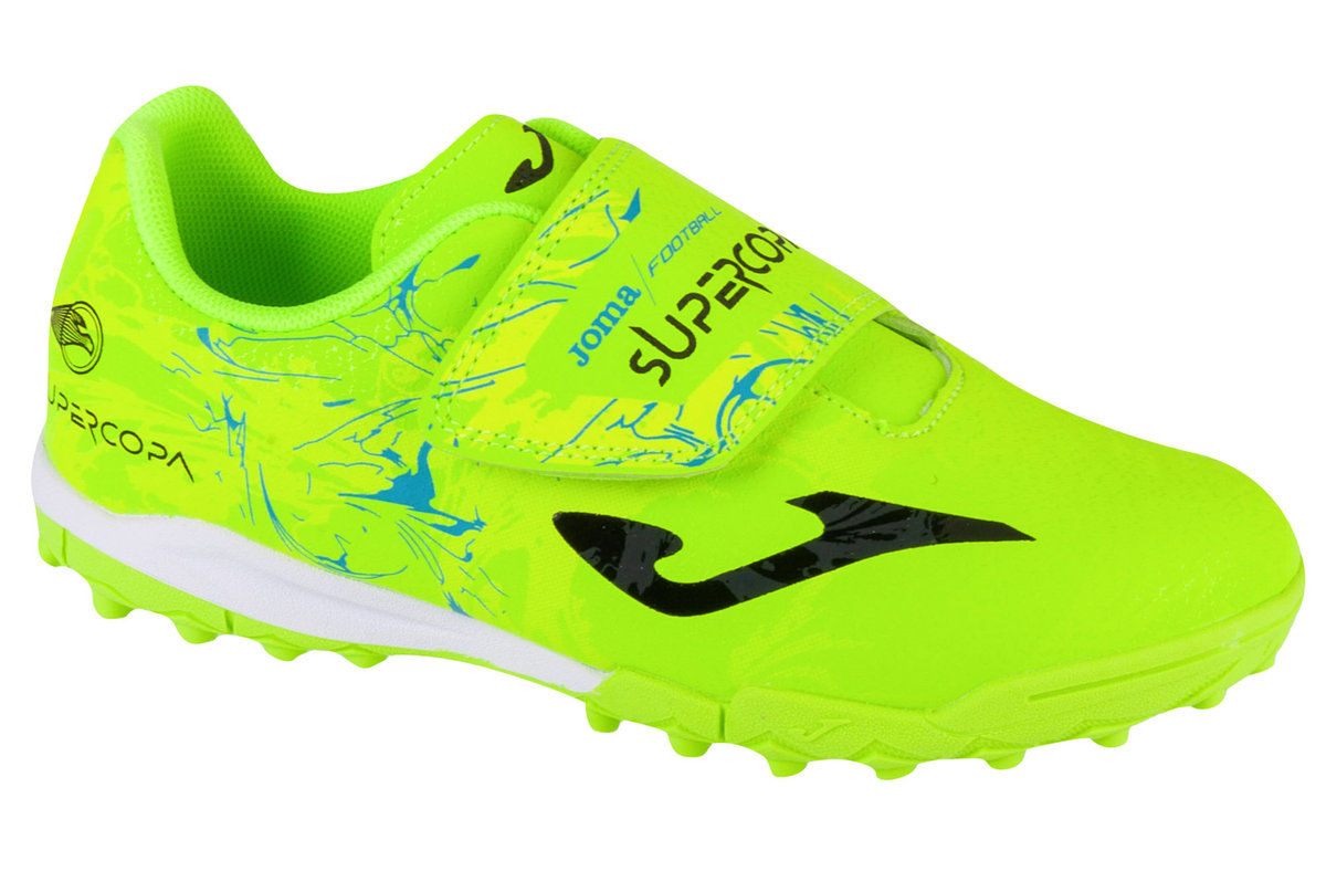 Joma Super Copa Jr 2409 TF SCJW2409TFV, dla chłopca, buty piłkarskie - turfy, Żółty