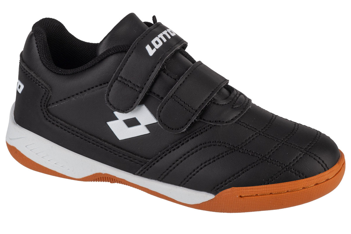 Lotto Pacer K 2600110K-1110, dla chłopca, buty halowe - halówki, Czarne