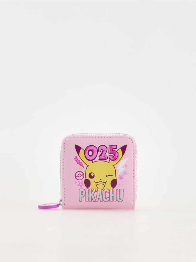 Reserved - Portfel Pokémon - pastelowy róż