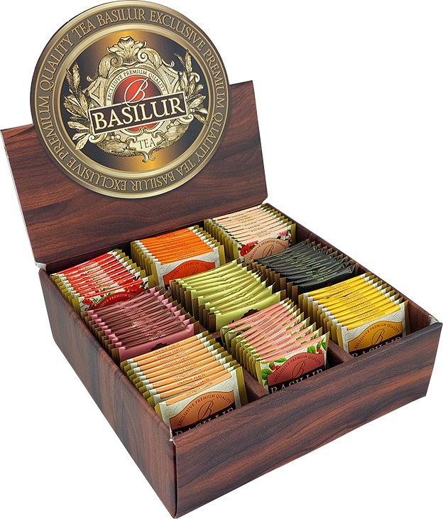 Basilur Zestaw herbat Basilur 9 SMAKÓW herbaciarka 90 szt.
