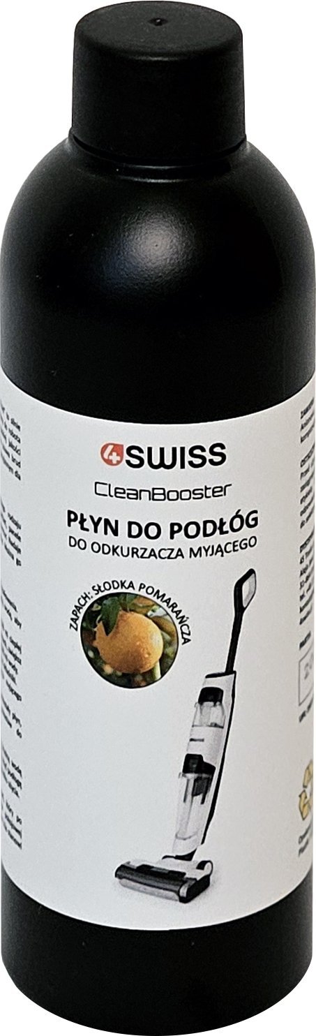 4Swiss Płyn do podłóg do odkurzacza myjącego VC024 Clean Booster - słodka pomarańcza 0,2l