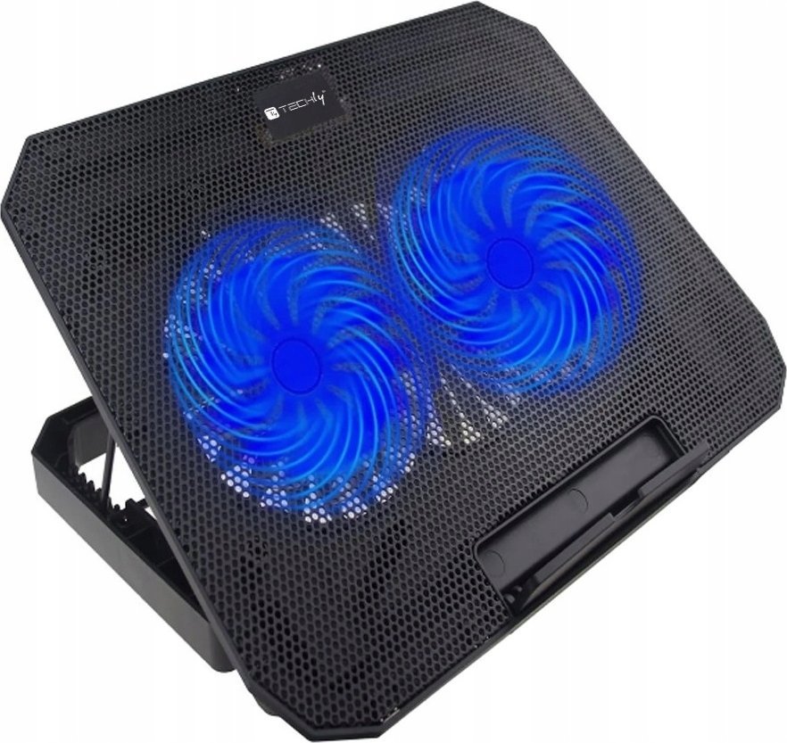 Podstawka chłodząca Techly TECHLY Podstawka Chłodząca Wentylator pod Laptopa do 17inch Regulowana