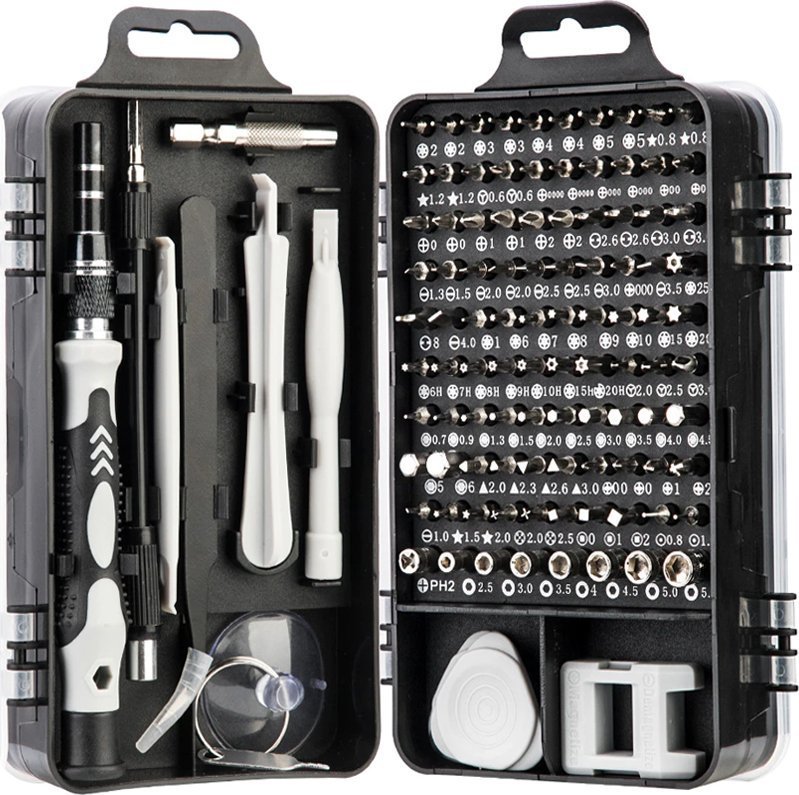 Retoo WKRĘTAKI PRECYZYJNE BITY KOŃCÓWKI ZESTAW 115w1