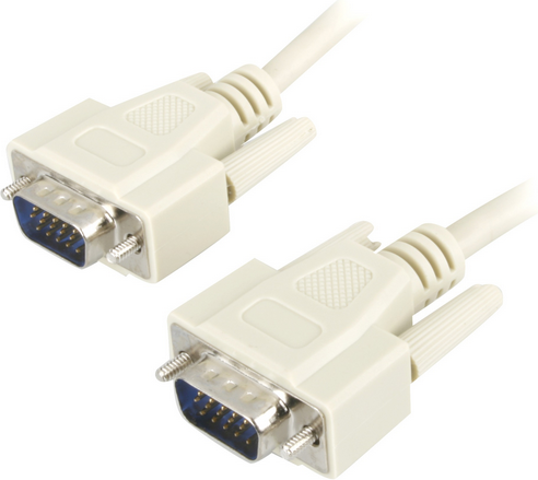 Kabel Goobay D-Sub VGA - D-Sub VGA 2m biały 68310