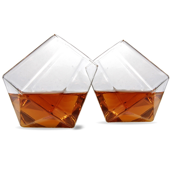 Szklanki do whisky Diament w eleganckim pudełku 350 ml 2 szt