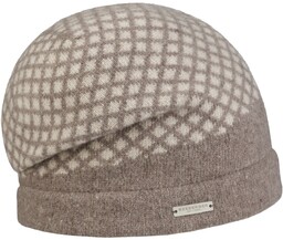 Czapka z Sukna Welnianego Headsock by Seeberger, beżowy, One Size