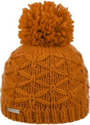 Czapka z Pomponem Annelie by Seeberger, pomarańczowy, One Size