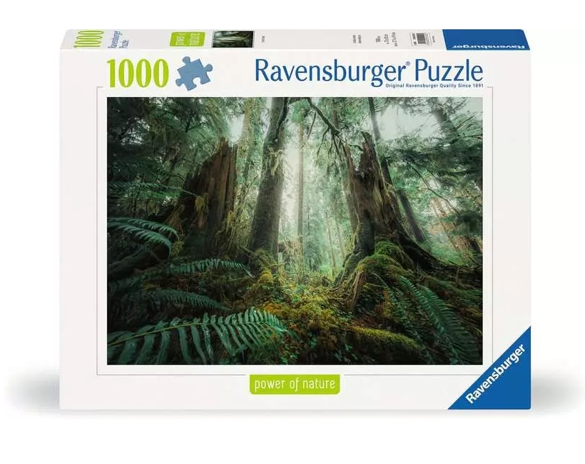 Ravensburger, Puzzle 1000: Lasy (12000292). Wiek: 14+