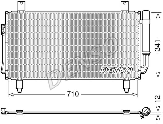 Skraplacz, klimatyzacja Denso DCN45006