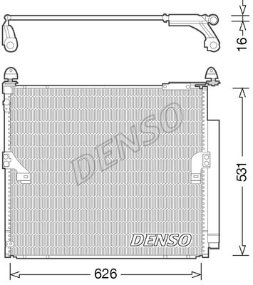 Skraplacz, klimatyzacja Denso DCN50038