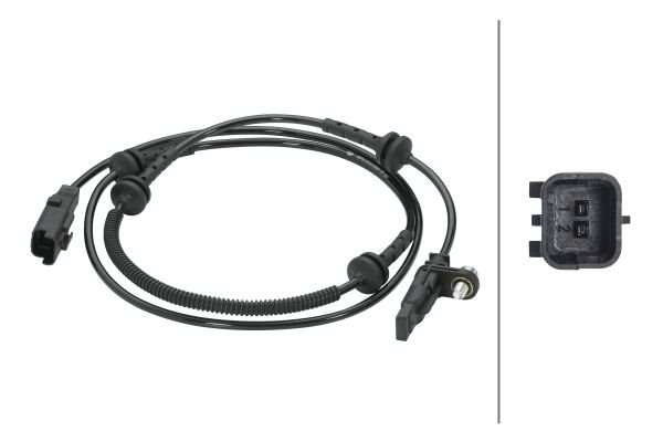 Czujnik, prędkość obrotowa koła Hella 6PU 010 039-781