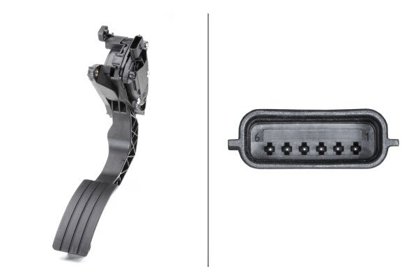 Czujnik, pozycja pedału gazu Hella 6PV 009 978-711