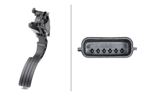 Czujnik, pozycja pedału gazu Hella 6PV 009 978-731