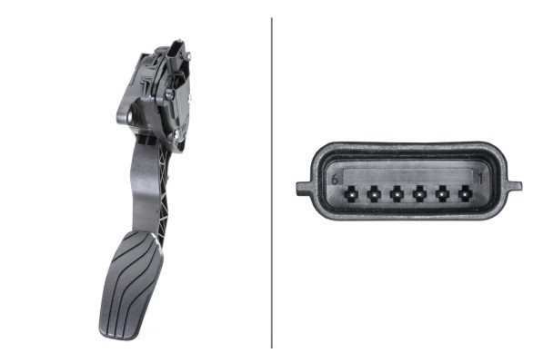 Czujnik, pozycja pedału gazu Hella 6PV 009 978-791