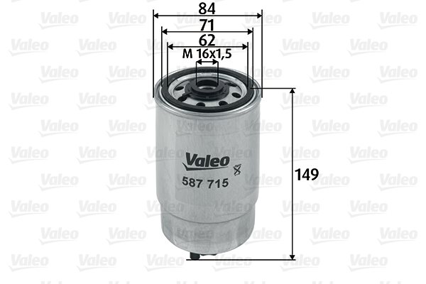 Filtr paliwa Valeo 587715