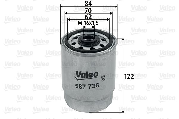 Filtr paliwa Valeo 587738
