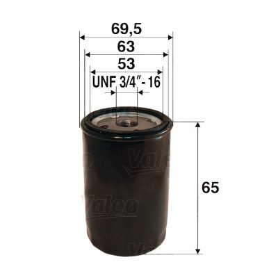 Filtr oleju Valeo 586054