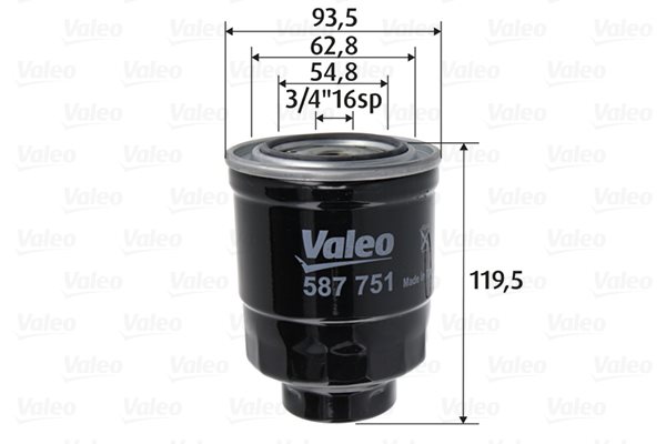 Filtr paliwa Valeo 587751