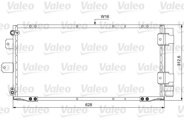 Skraplacz, klimatyzacja Valeo 814037