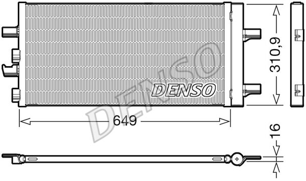 Skraplacz, klimatyzacja Denso DCN05104