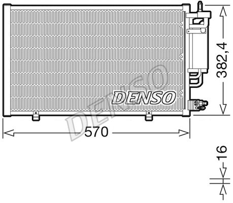 Skraplacz, klimatyzacja Denso DCN10051