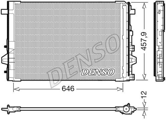 Skraplacz, klimatyzacja Denso DCN17059