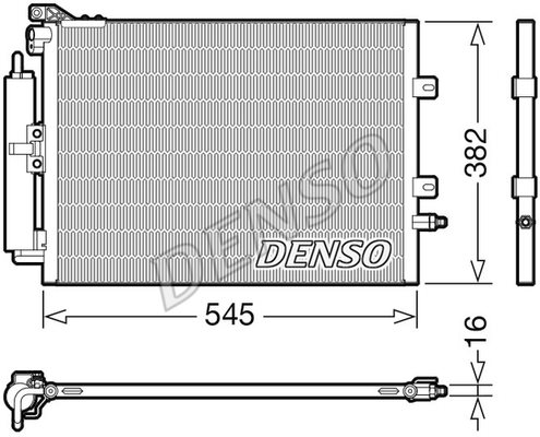Skraplacz, klimatyzacja Denso DCN23040