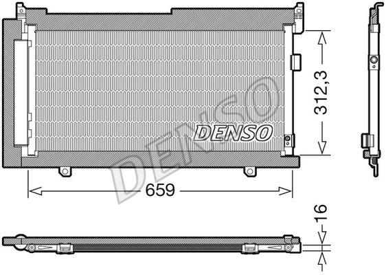 Skraplacz, klimatyzacja Denso DCN36006