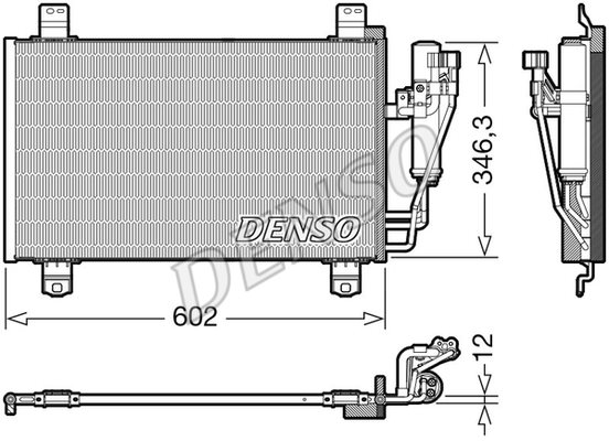 Skraplacz, klimatyzacja Denso DCN44017