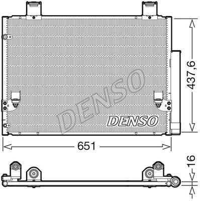 Skraplacz, klimatyzacja Denso DCN50057