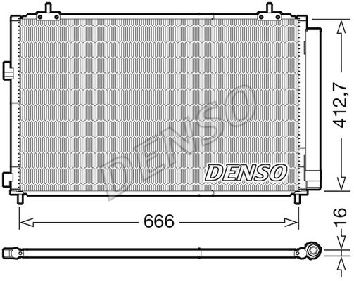 Skraplacz, klimatyzacja Denso DCN50059