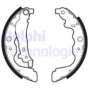 Zestaw szczęk hamulcowych Delphi LS2022