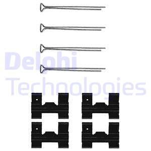 Zestaw akcesoriów, klocki hamulcowe Delphi LX0023