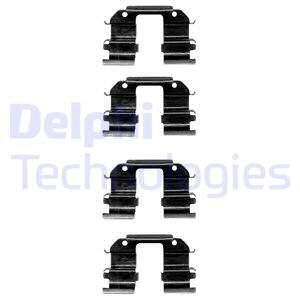 Zestaw akcesoriów, klocki hamulcowe Delphi LX0372