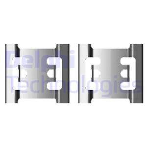 Zestaw akcesoriów, klocki hamulcowe Delphi LX0428